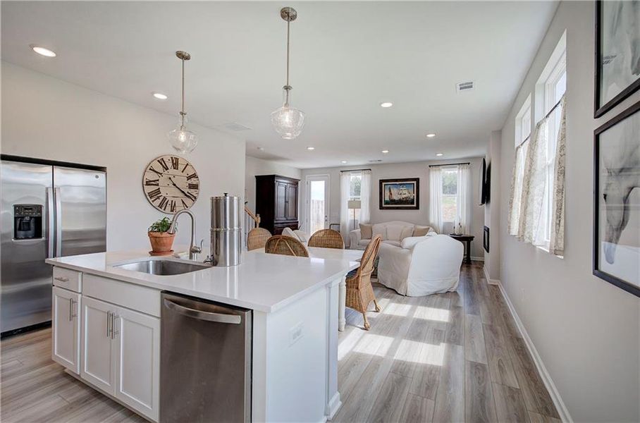 Furnished interior view inside a new home in , Cartersville (Image 11).