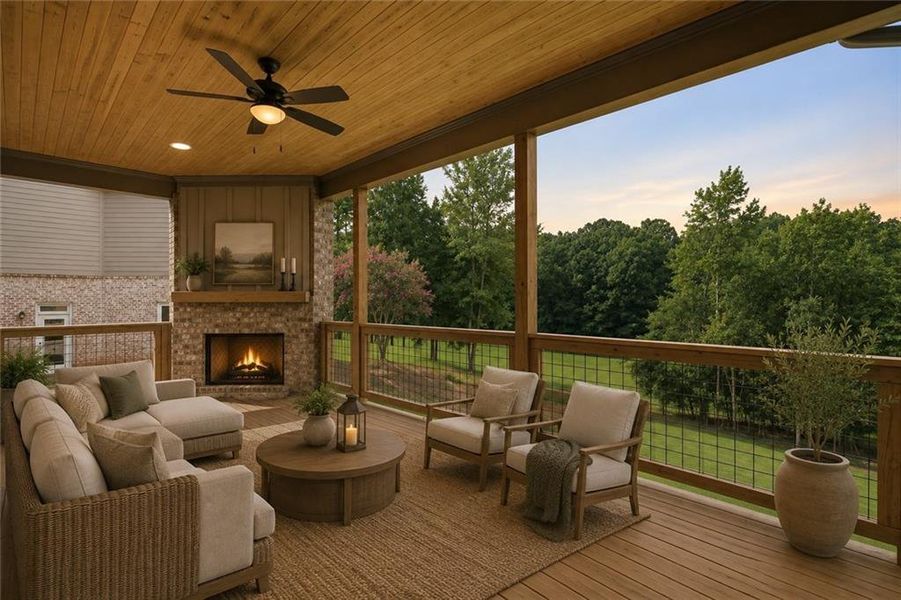 Exterior details and patio area of a home in , Jefferson (Image 38).