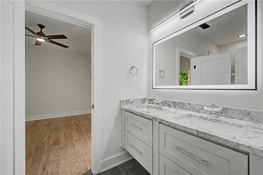 Furnished interior view inside a new home in , Atlanta (Image 7).