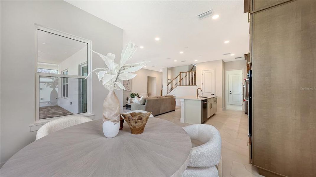 Furnished interior view inside a new home in Gracewater at Sarasota, Sarasota (Image 11). Furnished interior view inside a new home in Gracewater at Sarasota, Sarasota (Image 11).
