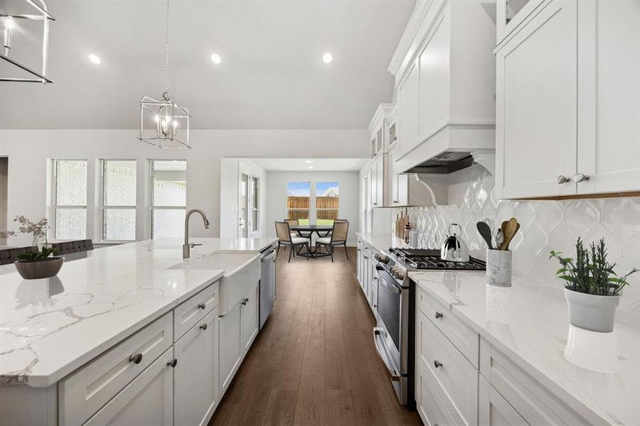 Furnished interior view inside a new home in Lincoln Pointe, Van Alstyne (Image 5). Furnished interior view inside a new home in Lincoln Pointe, Van Alstyne (Image 5).