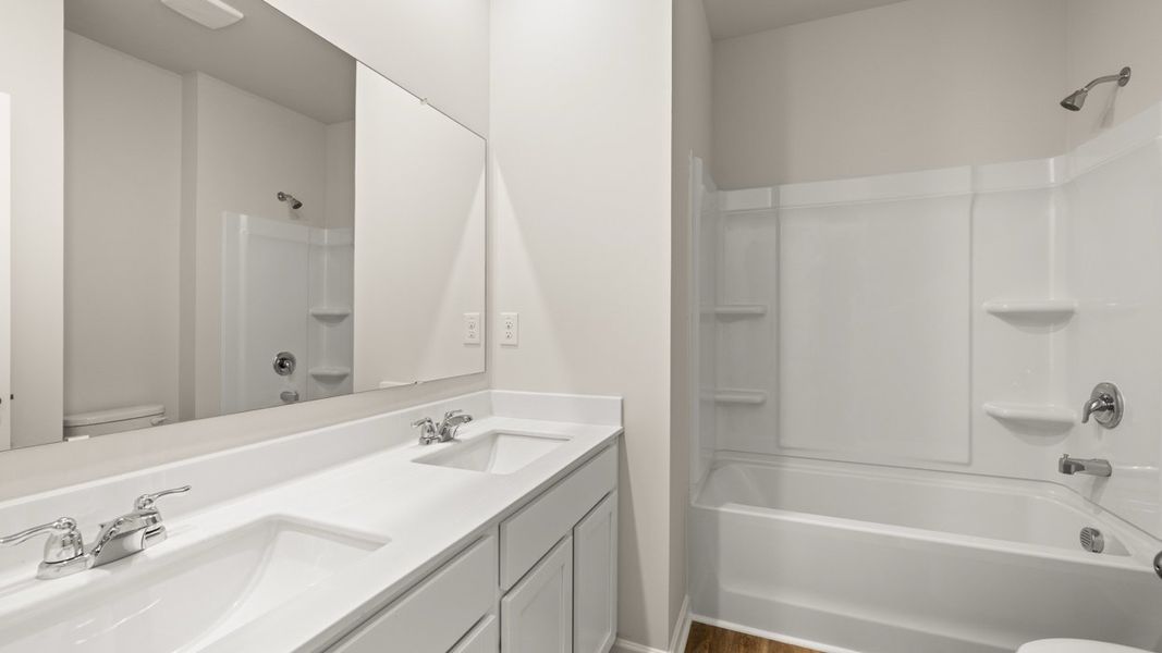 Furnished interior view inside a new home in Kingston Ranch at Lake Oconee, Buckhead (Image 10).
