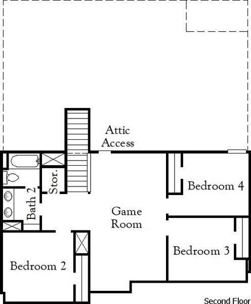 2D floor plan layout for the Donley by Coventry Homes in Westridge Cove 50', Conroe, TX (Image 5). 2D floor plan layout for the Donley by Coventry Homes in Westridge Cove 50', Conroe, TX (Image 5).