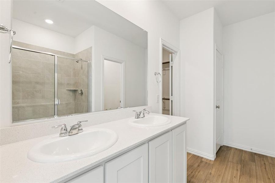 Furnished interior view inside a new home in Linden Hills: Classic Collection, Little Elm (Image 6). Furnished interior view inside a new home in Linden Hills: Classic Collection, Little Elm (Image 6).