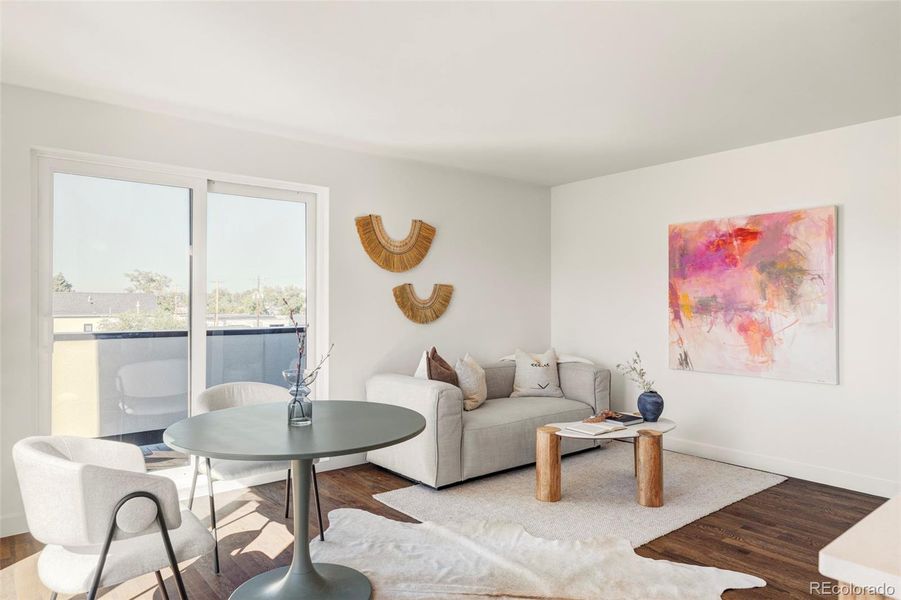 Furnished interior view inside a new home in , Denver (Image 31). Furnished interior view inside a new home in , Denver (Image 31).