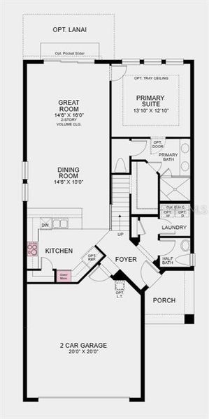 2D floor plan layout of this home in Lochside, Mount Dora, FL (Image 2). 2D floor plan layout of this home in Lochside, Mount Dora, FL (Image 2).