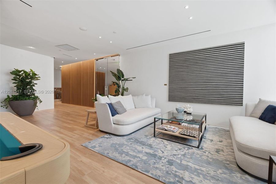 Furnished interior view inside a new home in , Miami (Image 5).