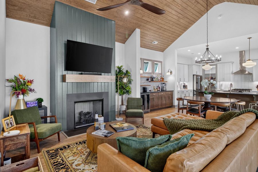 Furnished interior view inside a new home in , Summerville (Image 18). Furnished interior view inside a new home in , Summerville (Image 18).