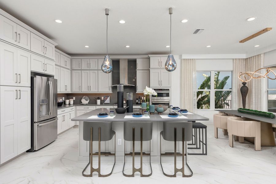 Representative furnished interior of a home built from the Crystal by GL Homes in Valencia Ridge (55+), Wesley Chapel (Image 6).