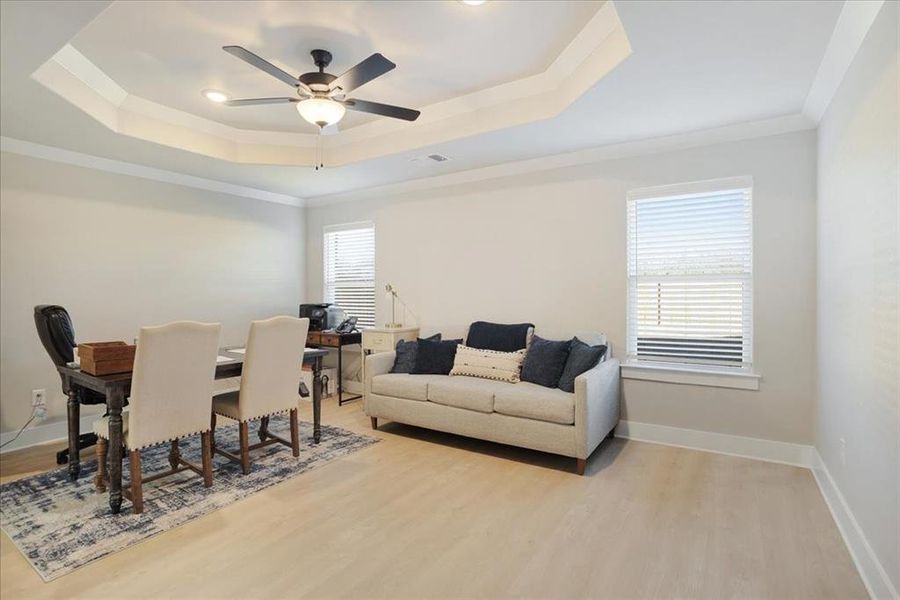 Furnished interior view inside a new home in Washington Meadows, Sherman (Image 18).