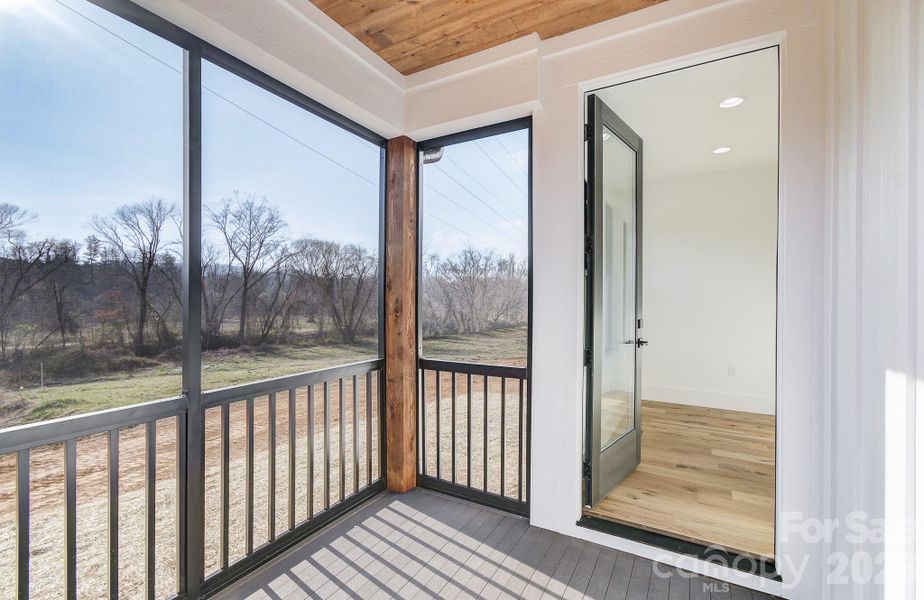 Exterior details and patio area of a home in , Hendersonville (Image 23).