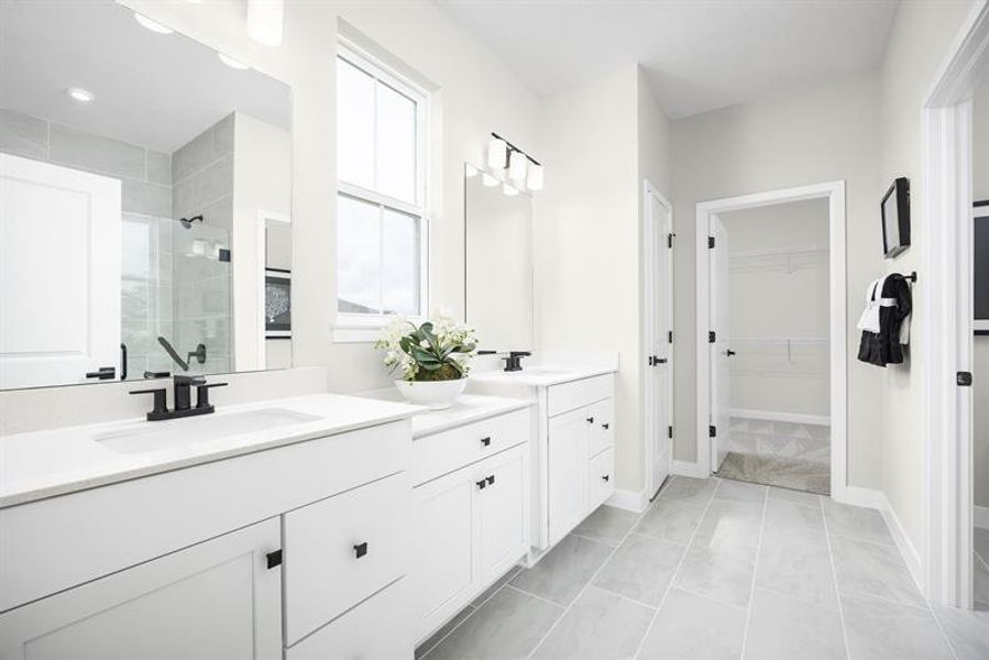 Representative furnished interior of a home built from the Patterson by Ryan Homes in Cedar Landings, Leesburg (Image 12).