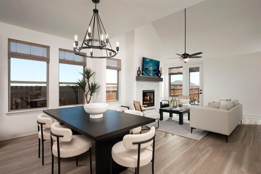 Furnished interior view inside a new home in Avondale, Fate (Image 5). Furnished interior view inside a new home in Avondale, Fate (Image 5).