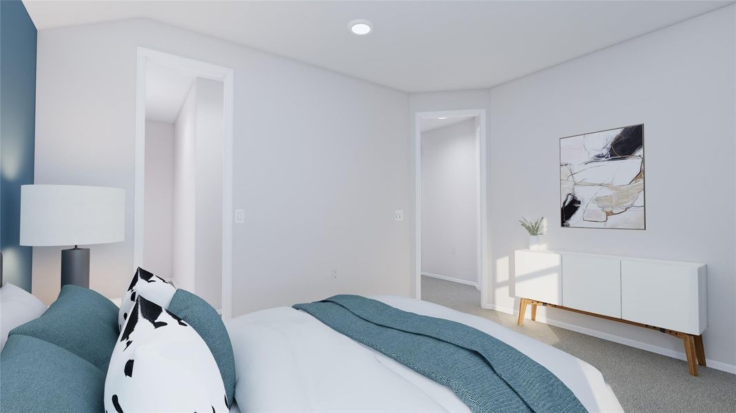 Furnished interior view inside a new home in Anniston, Katy (Image 22).