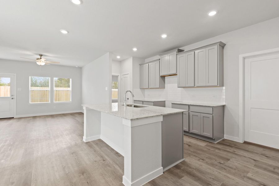 Furnished interior view inside a new home in Barrett Crossing, Crosby (Image 6).