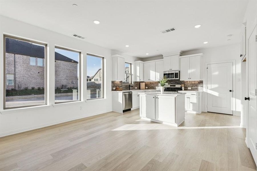 Your new light filled dining room is the perfect place for wonderful dinner parties or cozy family meals.