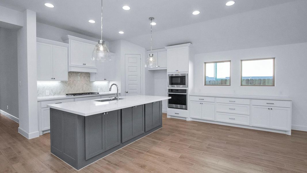 Furnished interior view inside a new home in Artavia, Conroe (Image 10).