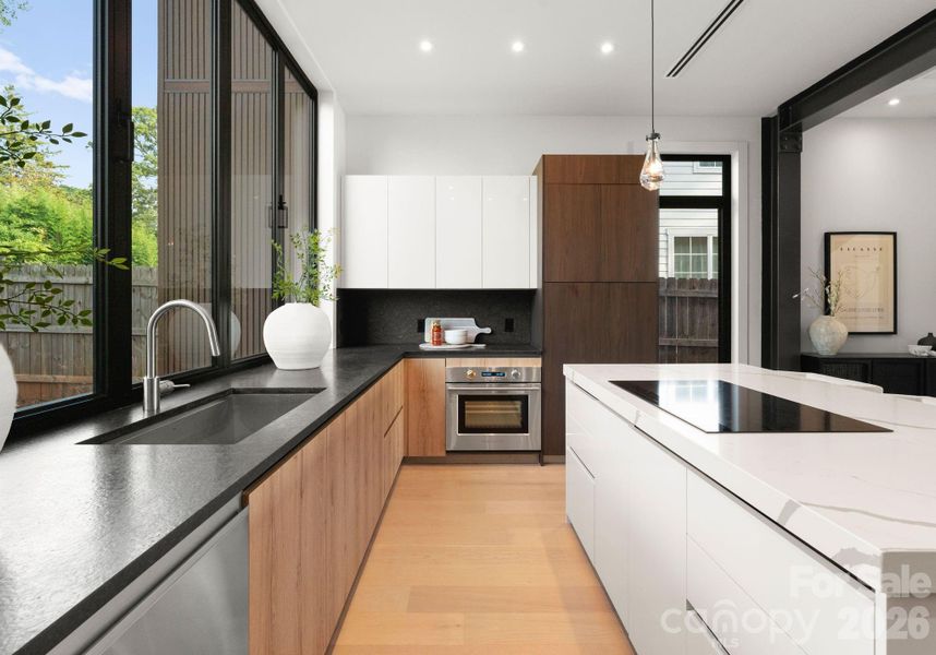 Furnished interior view inside a new home in , Charlotte (Image 11).