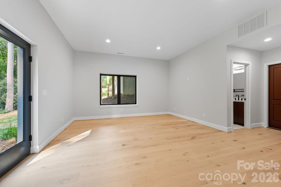 Lower Level Flex Living Space with Backyard Access