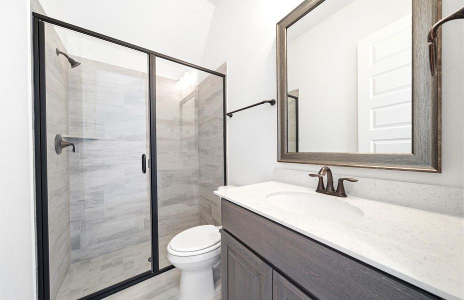 Furnished interior view inside a new home in , Cypress (Image 6).