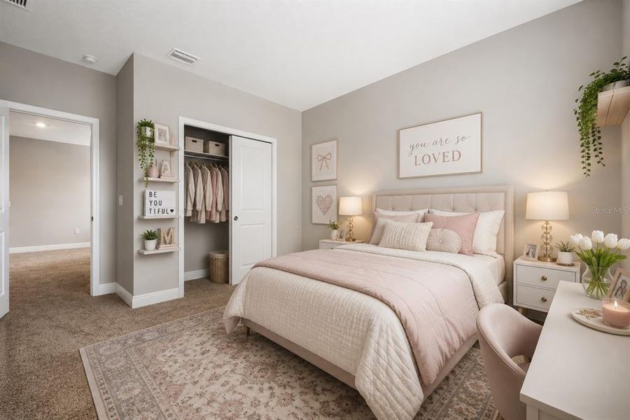 Furnished interior view inside a new home in Serenade at Ovation, Winter Garden (Image 13). Furnished interior view inside a new home in Serenade at Ovation, Winter Garden (Image 13).