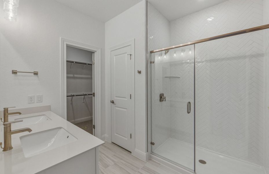 Furnished interior view inside a new home in Saddleback at Santa Rita Ranch, Liberty Hill (Image 7). Furnished interior view inside a new home in Saddleback at Santa Rita Ranch, Liberty Hill (Image 7).