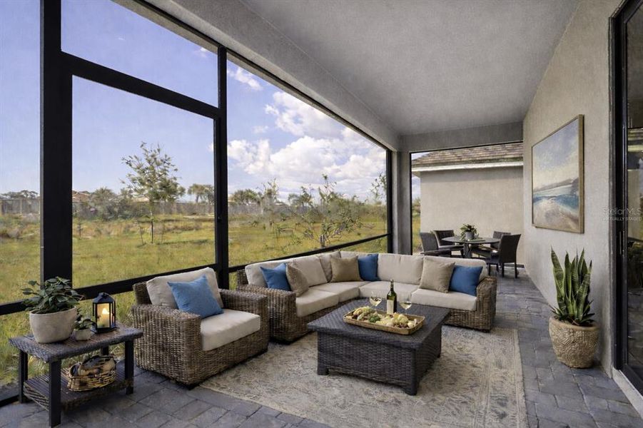 Exterior details and patio area of a home in , Venice (Image 3).