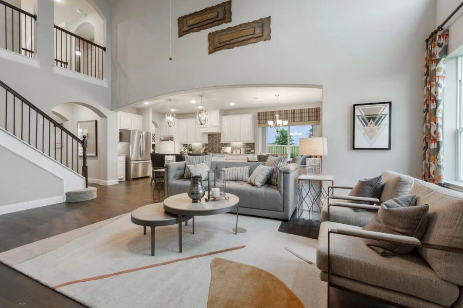 Representative furnished interior of a home built from the Concept 3135 by Landsea Homes in Belle Meadows, Cleburne (Image 3). Representative furnished interior of a home built from the Concept 3135 by Landsea Homes in Belle Meadows, Cleburne (Image 3).