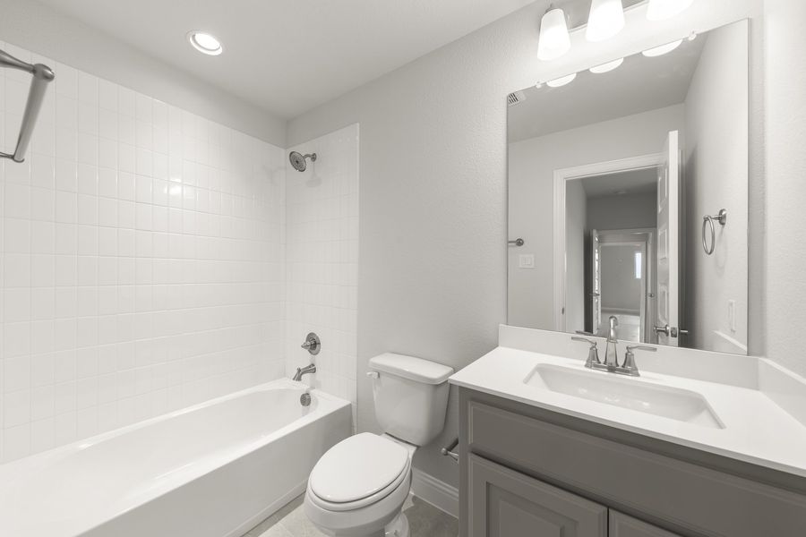 Representative furnished interior of a home built from the Sherman by Windsor Homes in Anna Town Square, Anna (Image 11).