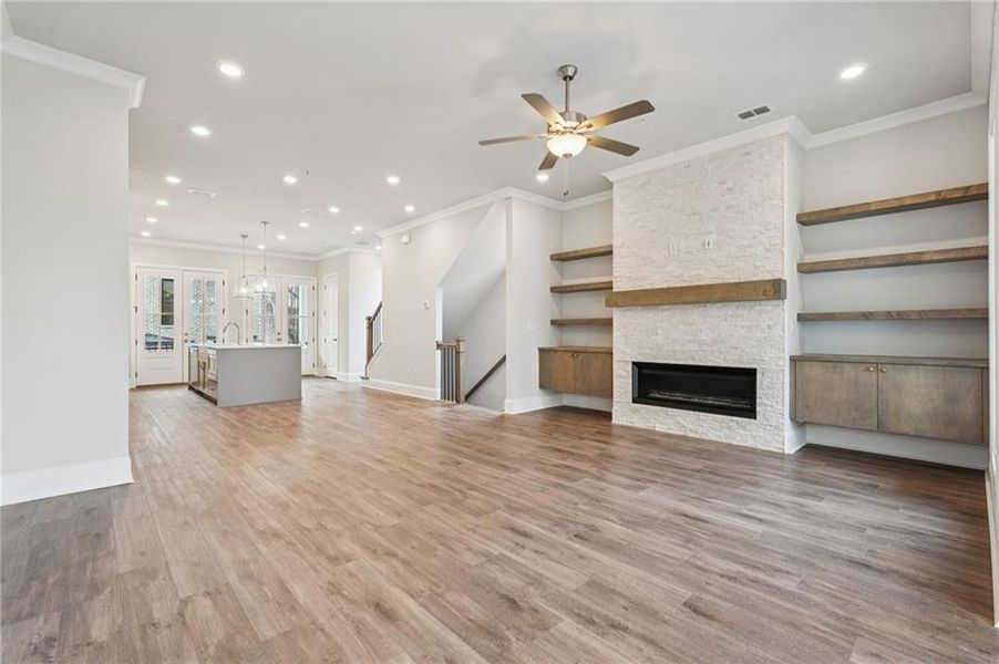 Spacious, unfurnished interior of a new home in Byers Park, Alpharetta (Image 50).