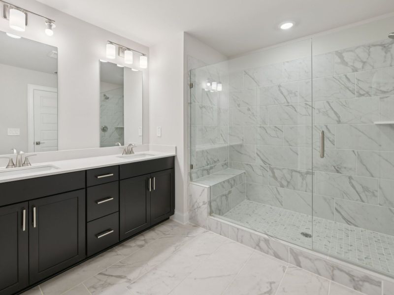 Furnished interior view inside a new home in Martin Springs - Highland Series, Lawrenceville (Image 11). Furnished interior view inside a new home in Martin Springs - Highland Series, Lawrenceville (Image 11).