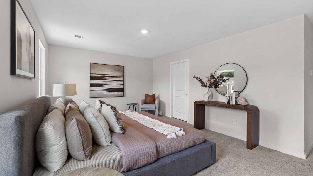 Furnished interior view inside a new home in Huffman Ridge, Hickory (Image 12).