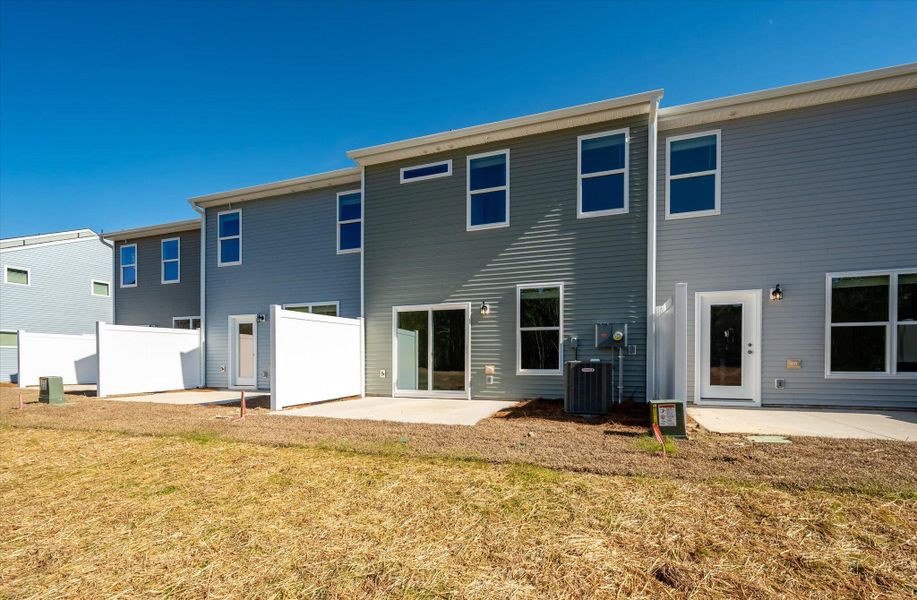 Exterior details and patio area of a home in The Landings at Montague, Goose Creek (Image 26).
