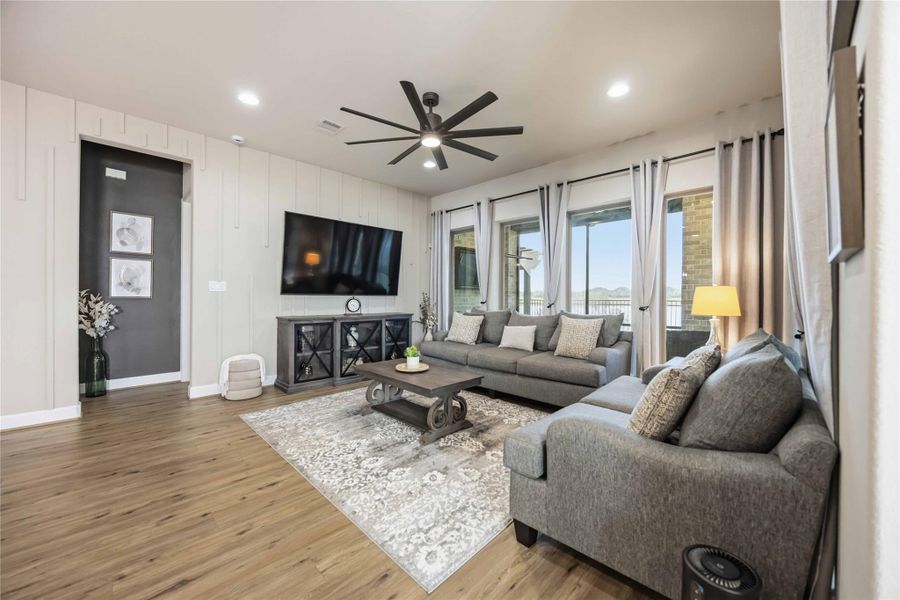 Furnished interior view inside a new home in , Manvel (Image 15). Furnished interior view inside a new home in , Manvel (Image 15).