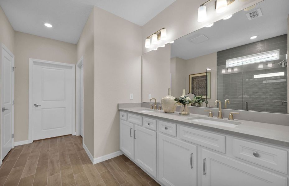 Representative furnished interior of a home built from the Mystique by Pulte Homes in Westerly Park at Wildlight, Wildlight (Image 8).