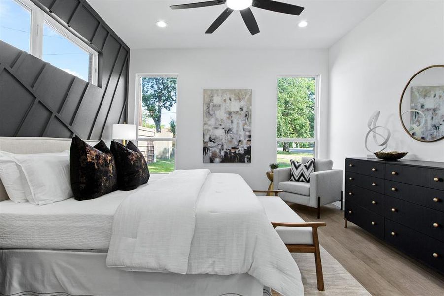 Furnished interior view inside a new home in , Irving (Image 8).