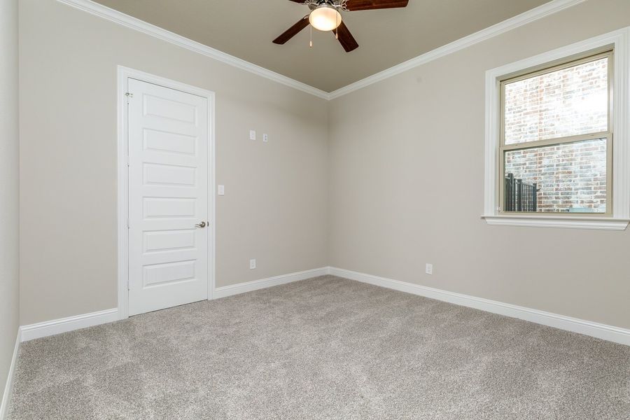 Representative unfurnished interior of a home built from the The Michie by West Point Homes in Riverdance, Keller (Image 19). Representative unfurnished interior of a home built from the The Michie by West Point Homes in Riverdance, Keller (Image 19).