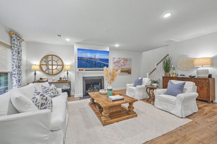 Furnished interior view inside a new home in Sea Island Preserve, Johns Island (Image 47).