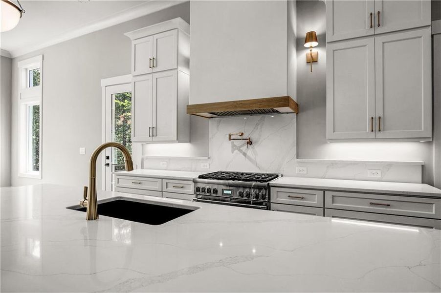 Furnished interior view inside a new home in , Newnan (Image 6).