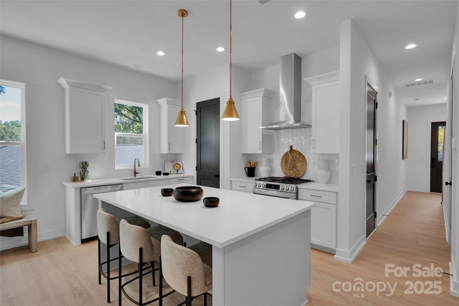 Furnished interior view inside a new home in , Charlotte (Image 7). Furnished interior view inside a new home in , Charlotte (Image 7).