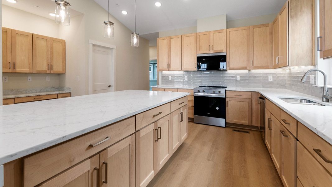 Furnished interior view inside a new home in Dillon Pointe - City, Broomfield (Image 14).