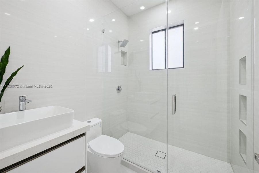 Furnished interior view inside a new home in , Miami (Image 14).