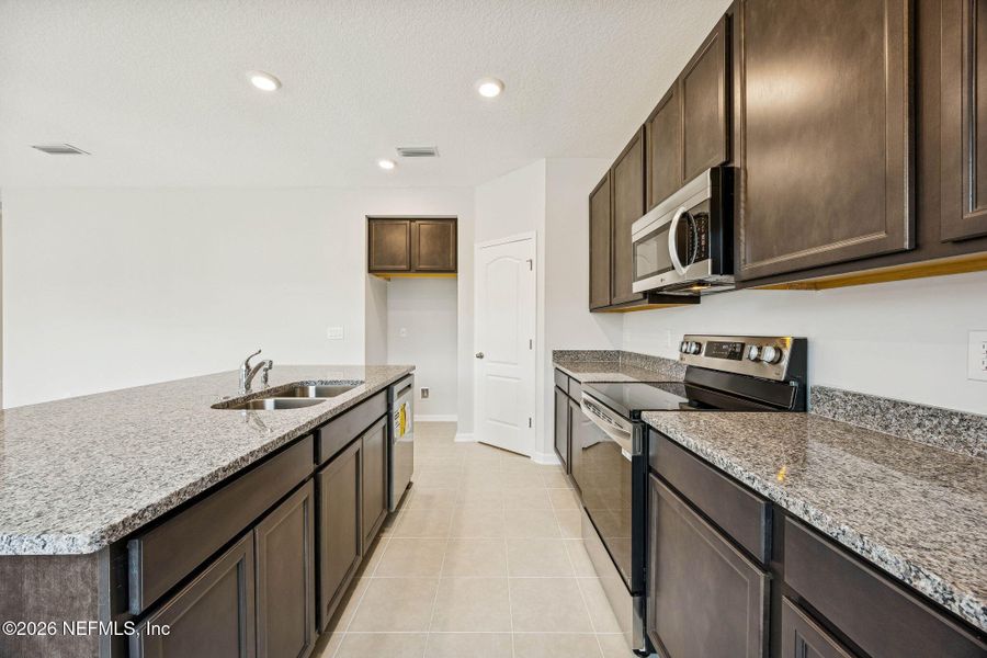 Furnished interior view inside a new home in Weston Woods, Jacksonville (Image 9). Furnished interior view inside a new home in Weston Woods, Jacksonville (Image 9).