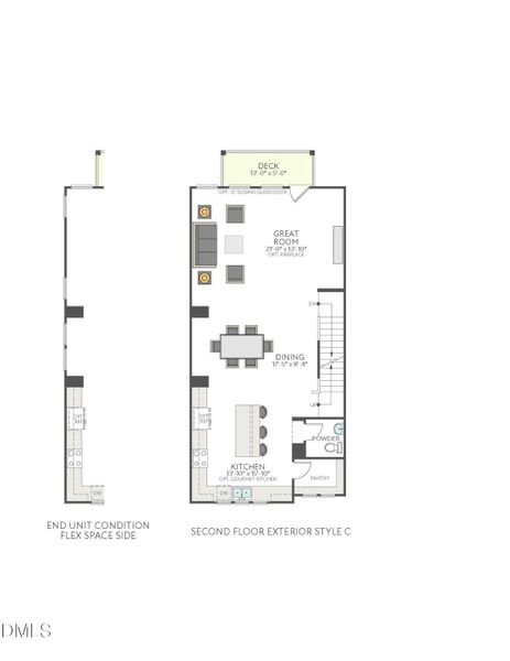 Twinleaf Townes - Plan 3 - Ryder - 2321_