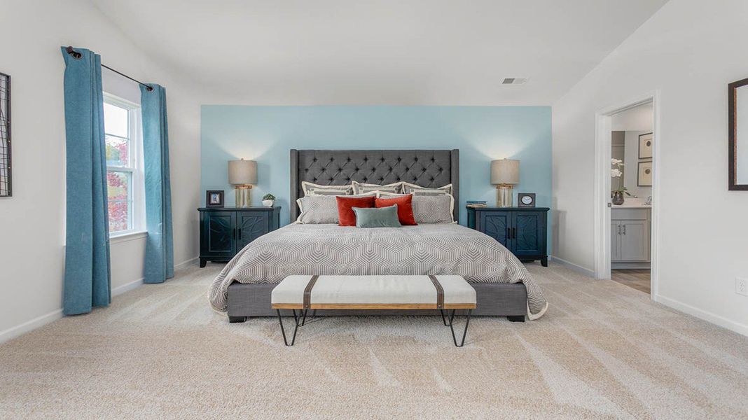 Furnished interior view inside a new home in Havencrest, Greensboro (Image 31).