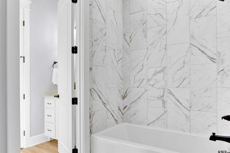 Furnished interior view inside a new home in , Hideaway (Image 9).