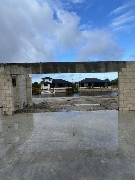 In-progress construction of a new home in , Port Charlotte, FL (Image 3).