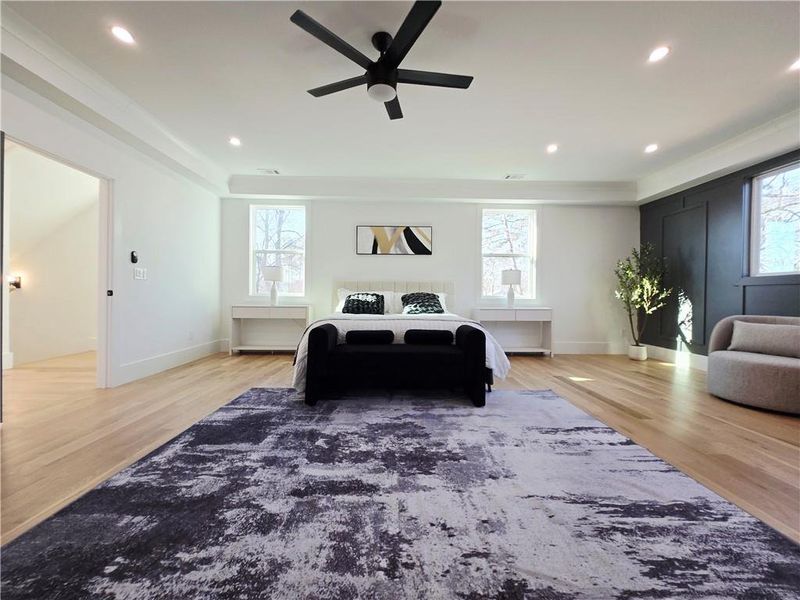 Furnished interior view inside a new home in , Atlanta (Image 11). Furnished interior view inside a new home in , Atlanta (Image 11).