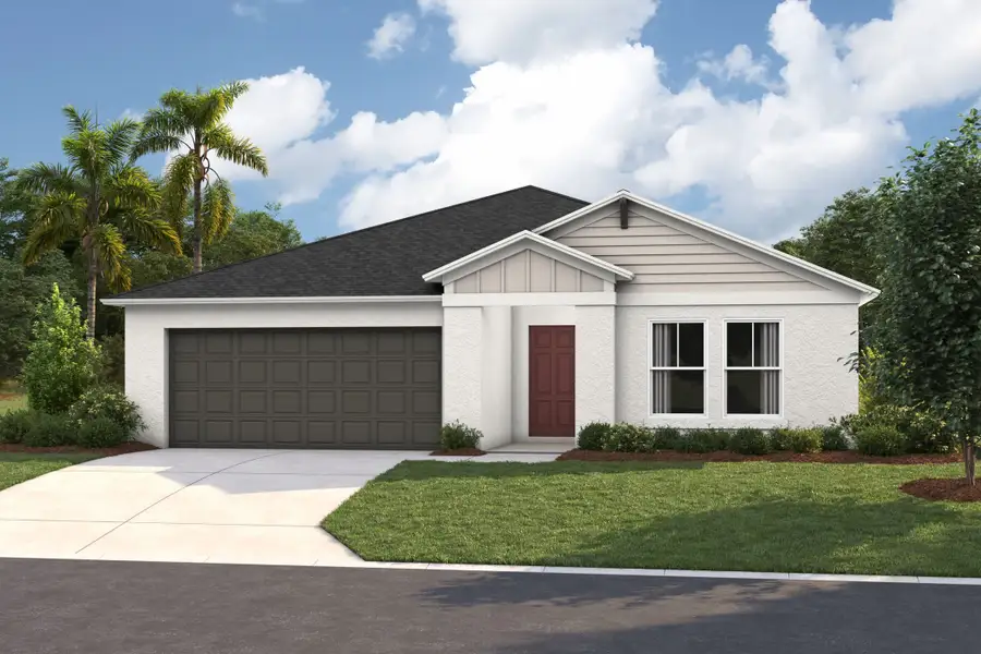 Representative exterior photo of a completed home built from the Esperanza by Casa Fresca Homes in Wynnstone, Davenport, FL (Image 1).