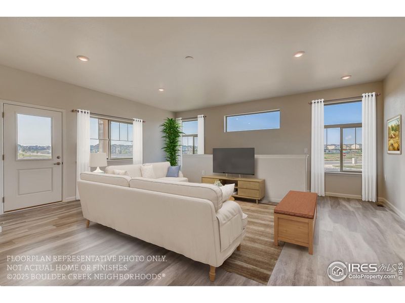 Furnished interior view inside a new home in , Westminster (Image 7).